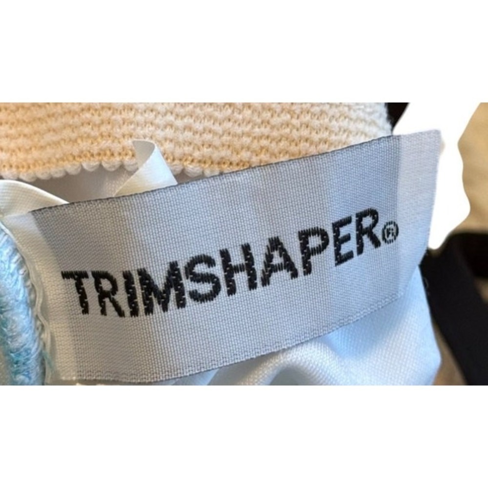 Trimshaper Swimsuit Women 10 Teal Blue Beach‎ Vacation Resort Cruise Summer Sand - Picture 6 of 8